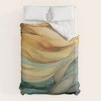 Landscape of Oceanic Rhythm Duvet Cover Gallery Image 6