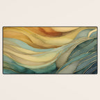Landscape of Oceanic Rhythm Desk Mat Gallery Image 3