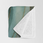 Landscape of Oceanic Rhythm Throw Blanket Gallery Image 3