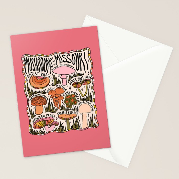 Mushrooms of Missouri Stationery Card Gallery Image 2
