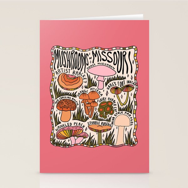 Mushrooms of Missouri Stationery Card Gallery Image 1