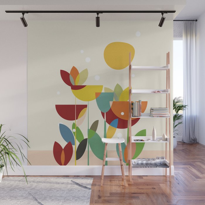mid century Wall Mural Gallery Image 1