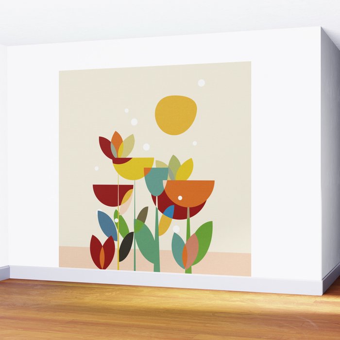 mid century Wall Mural Gallery Image 2