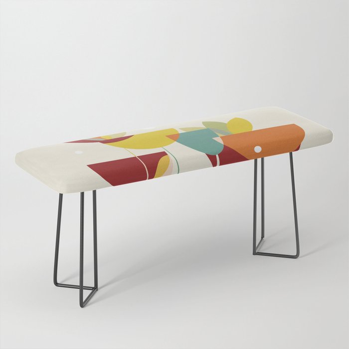 mid century Bench Gallery Image 1