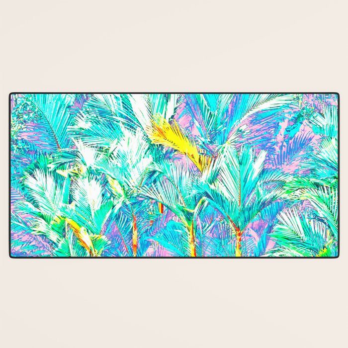 Colorful Palm Garden Desk Mat Gallery Image 3