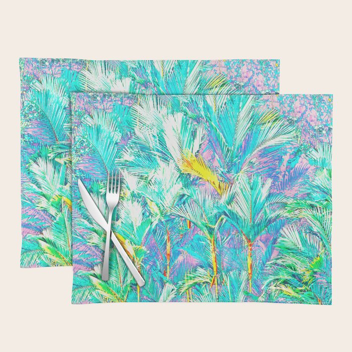 Colorful Palm Garden Placemat Gallery Image 1