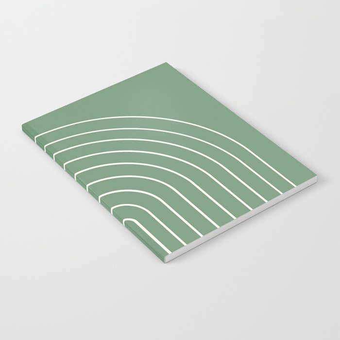 Minimal Arch XXXVIII Fresh Green Modern Geometric Lines Notebook Gallery Image 2