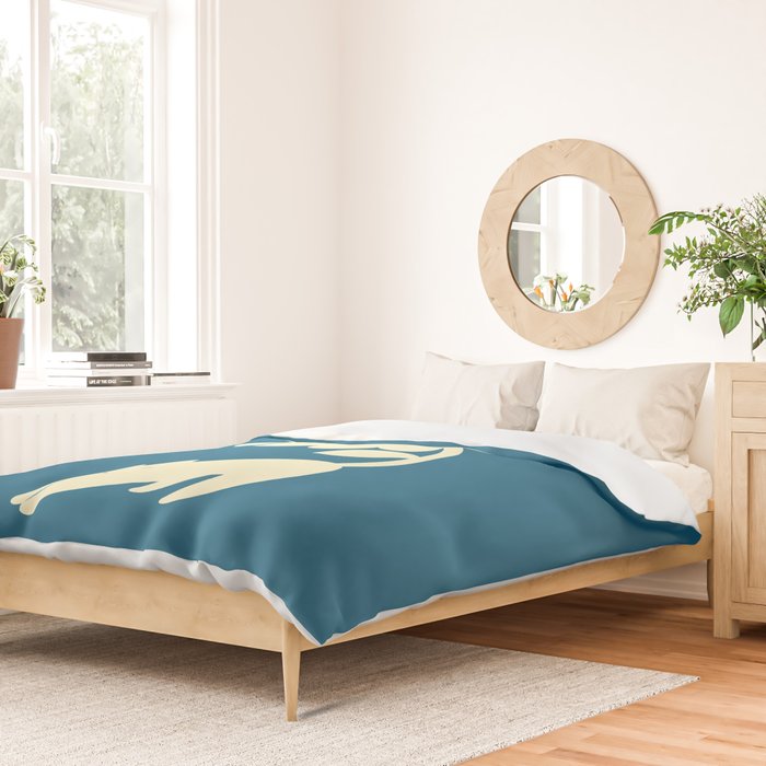 Cat and Plant 67 Duvet Cover Gallery Image 2