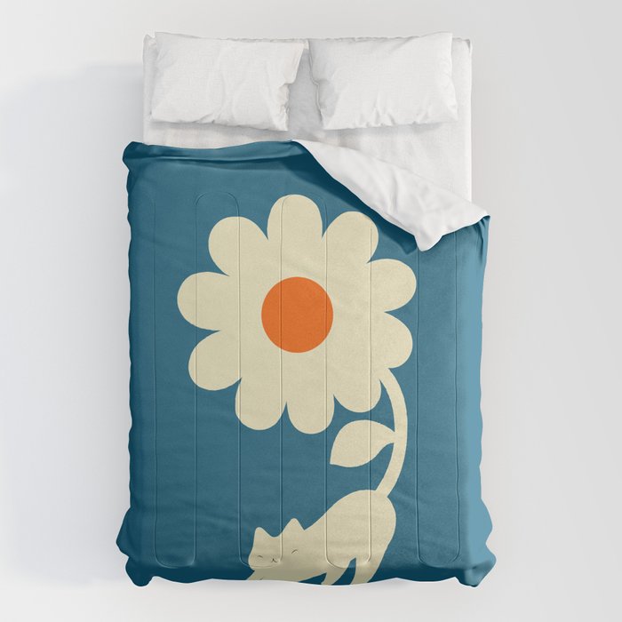 Cat and Plant 67 Comforter Gallery Image 6