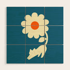 Cat and Plant 67 Wood Wall Art Gallery Image 1