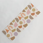 Bauhaus Geo Shapes - Fall Colors Yoga Mat Gallery Image 1