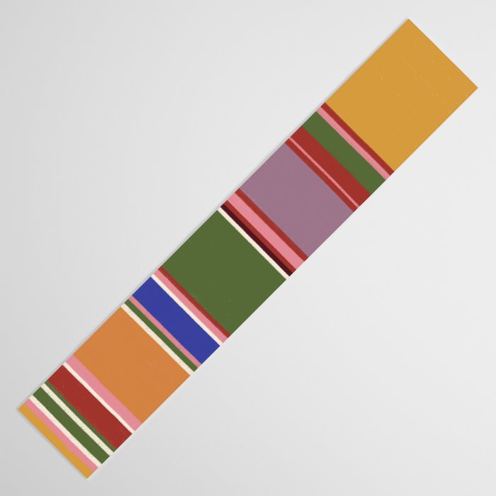 Folk abstract pattern #4 Table Runner Gallery Image 3