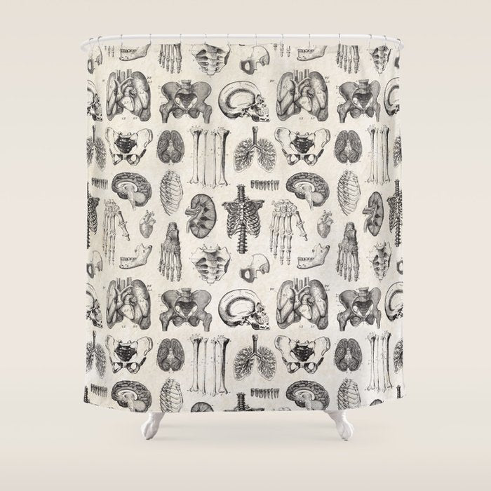 Human Anatomy Shower Curtain Gallery Image 1