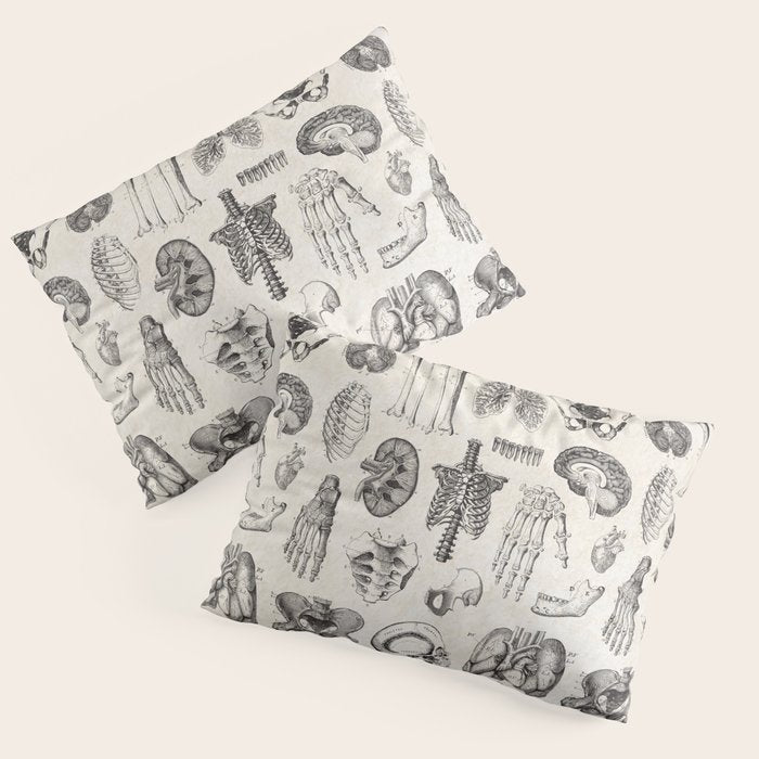 Human Anatomy Pillow Sham Gallery Image 3