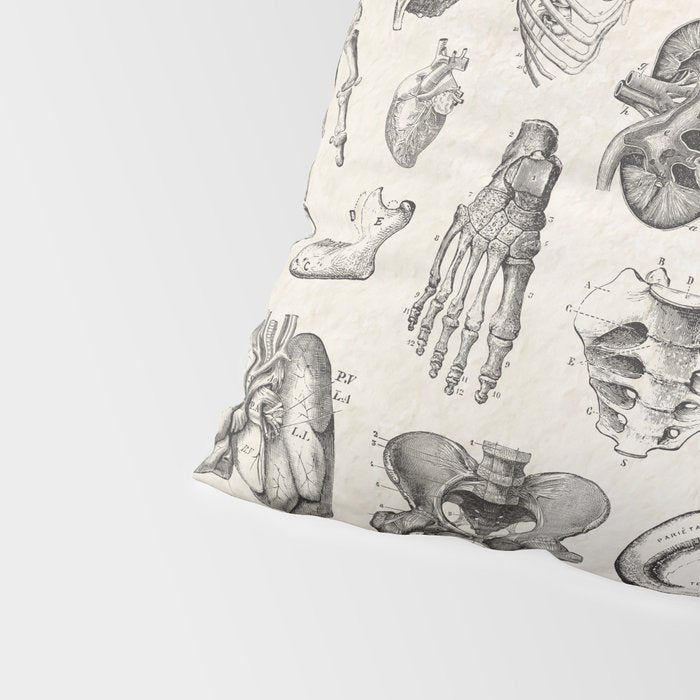 Human Anatomy Pillow Sham Gallery Image 4