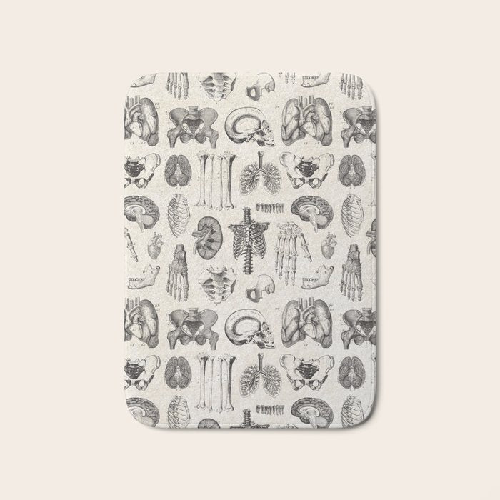 Human Anatomy Bath Mat Gallery Image 1