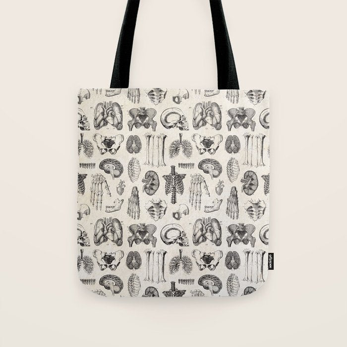 Human Anatomy Tote Bag Gallery Image 1