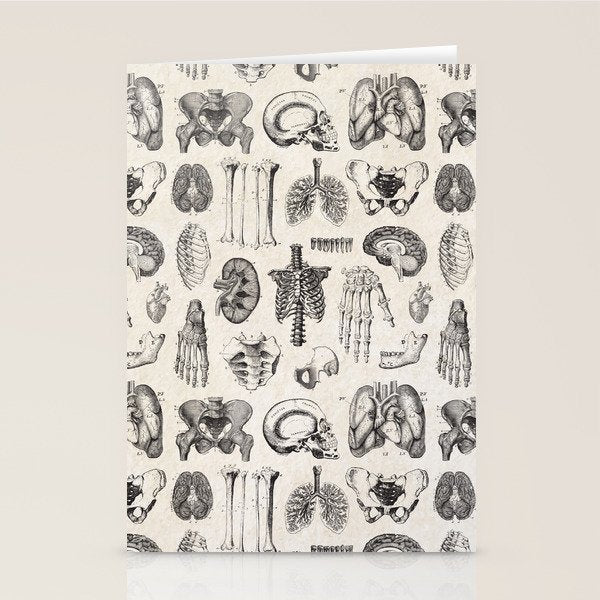 Human Anatomy Stationery Card Gallery Image 2