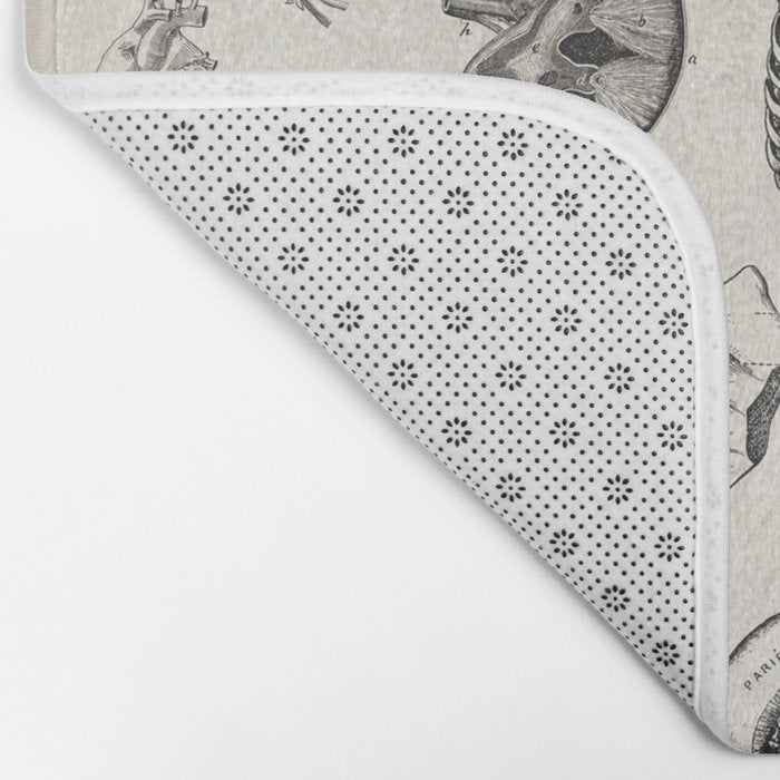Human Anatomy Bath Mat Gallery Image 2