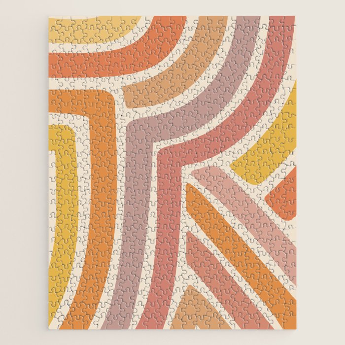 Abstract Stripes IV Jigsaw Puzzle Gallery Image 1