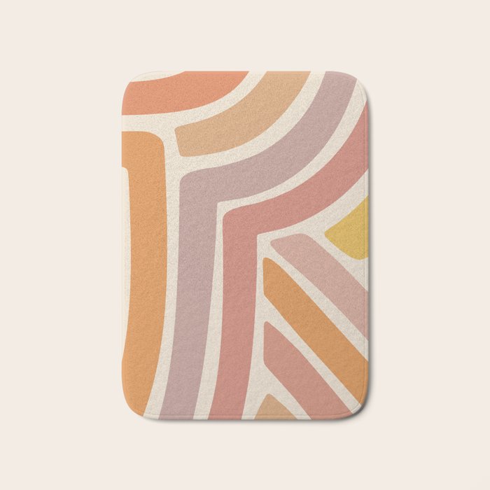 Abstract Stripes IV Bath Mat Gallery Image 1