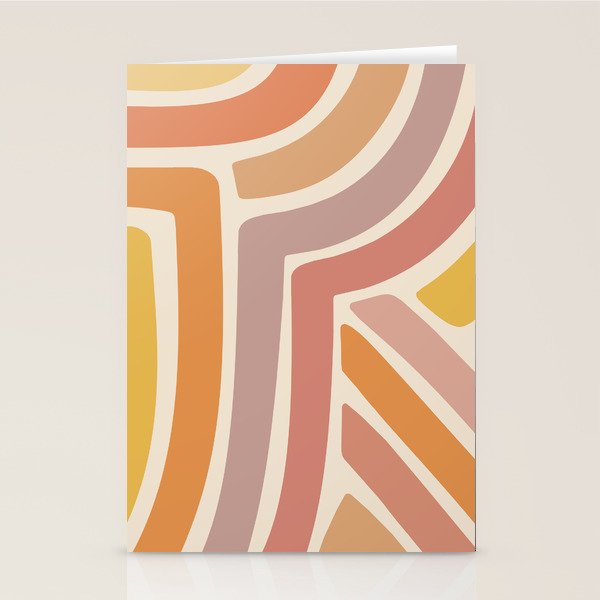 Abstract Stripes IV Stationery Card Gallery Image 2
