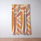 Abstract Stripes IV Window Curtain Gallery Image 3
