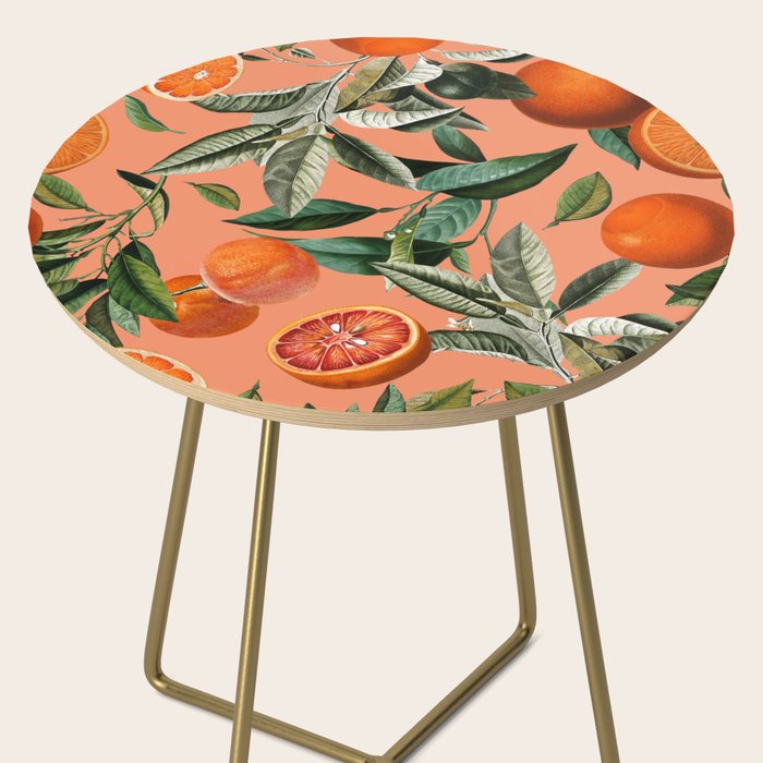 Vintage Fruit Pattern XII Side Table Gallery Image 2