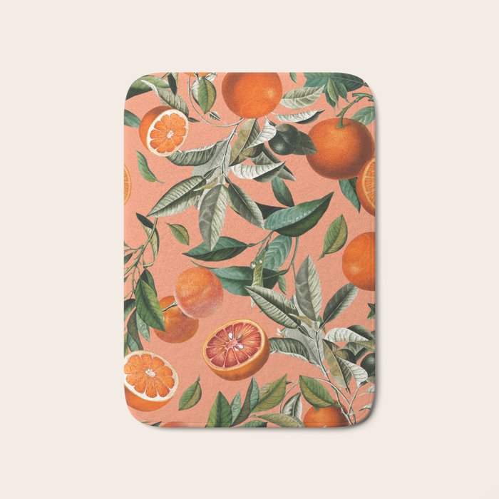 Vintage Fruit Pattern XII Bath Mat Gallery Image 1