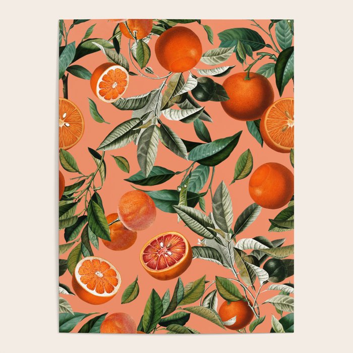 Vintage Fruit Pattern XII Poster Gallery Image 4