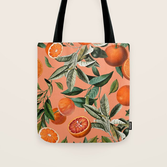 Vintage Fruit Pattern XII Tote Bag Gallery Image 1