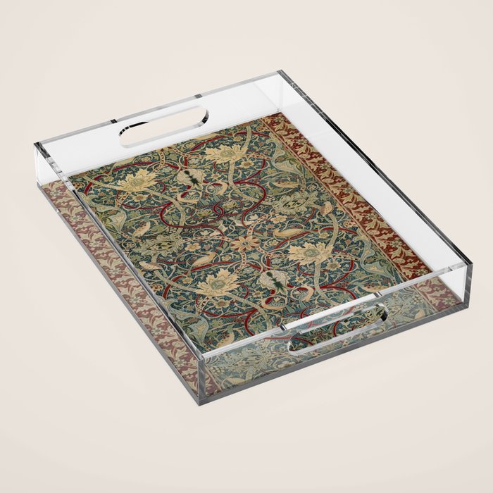william morris Acrylic Tray Gallery Image 1