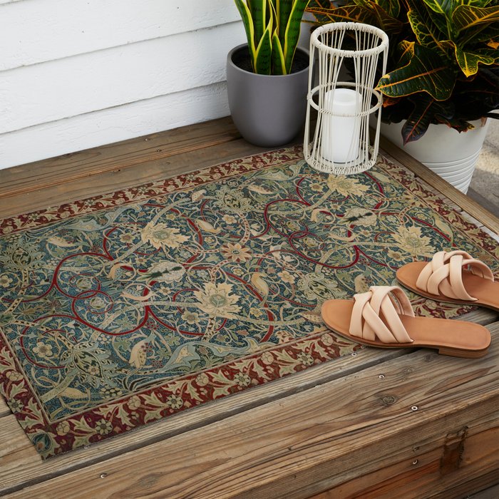 william morris Outdoor Rug Gallery Image 2