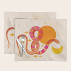 Abstraction_SUN_MOON_SNAKE_Minimalism_001 Placemat Gallery Image 1