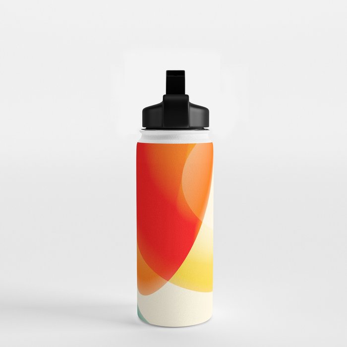gradient shapes 70s 4 Water Bottle Gallery Image 2