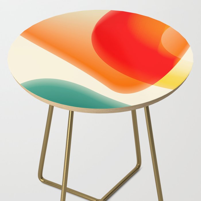 gradient shapes 70s 4 Side Table Gallery Image 2