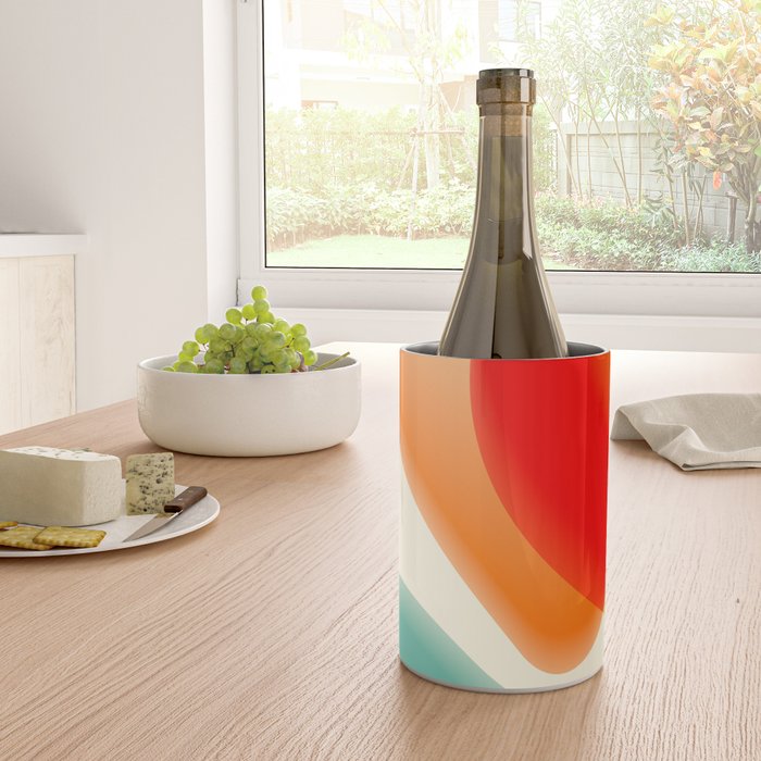 gradient shapes 70s 4 Wine Chiller Gallery Image 4