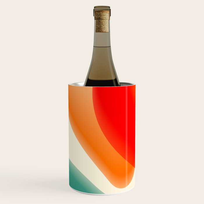 gradient shapes 70s 4 Wine Chiller Gallery Image 1