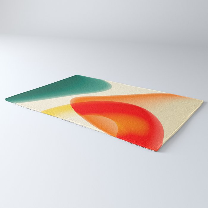 gradient shapes 70s 4 Rug Gallery Image 3