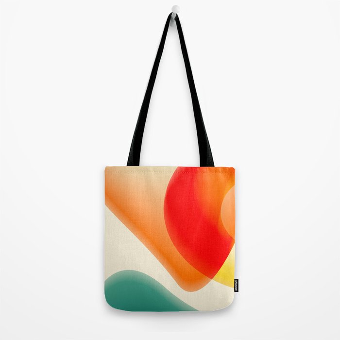 gradient shapes 70s 4 Tote Bag Gallery Image 2