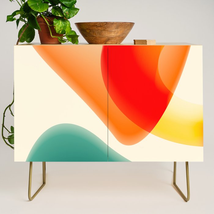 gradient shapes 70s 4 Credenza Gallery Image 1