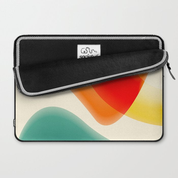 gradient shapes 70s 4 Laptop Sleeve Gallery Image 2