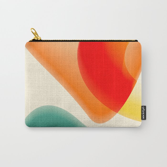 gradient shapes 70s 4 Carry All Pouch Gallery Image 1