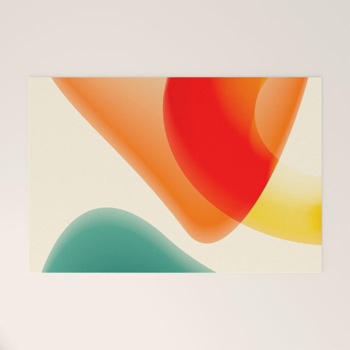 gradient shapes 70s 4 Welcome Mat Gallery Image 1