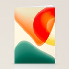 gradient shapes 70s 4 Stationery Card Gallery Image 2