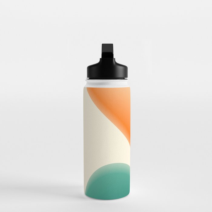 gradient shapes 70s 4 Water Bottle Gallery Image 3