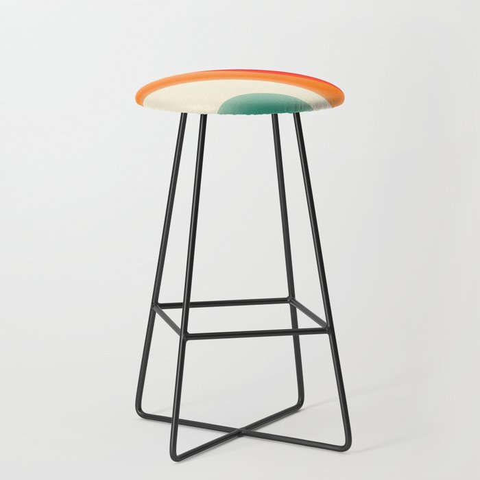 gradient shapes 70s 4 Stool Gallery Image 1