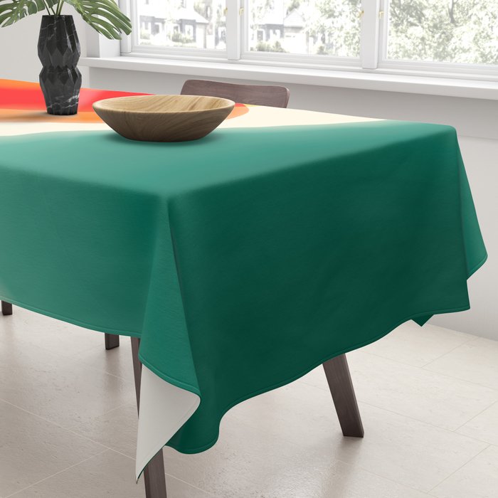 gradient shapes 70s 4 Tablecloth Gallery Image 3