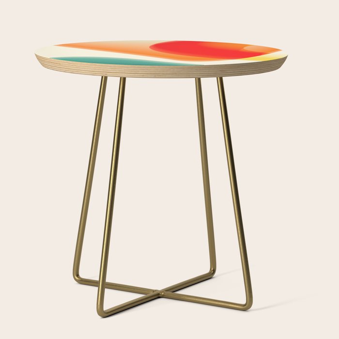 gradient shapes 70s 4 Side Table Gallery Image 1