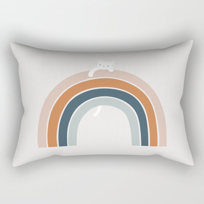 Cat Landscape 151 Rectangular Pillow Gallery Image 2